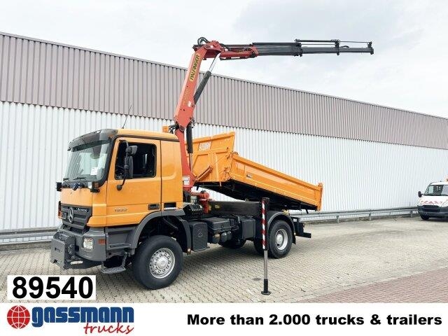 Mercedes-Benz Actros 1832 AK 4x4, Winterdienstaustattung, Kran