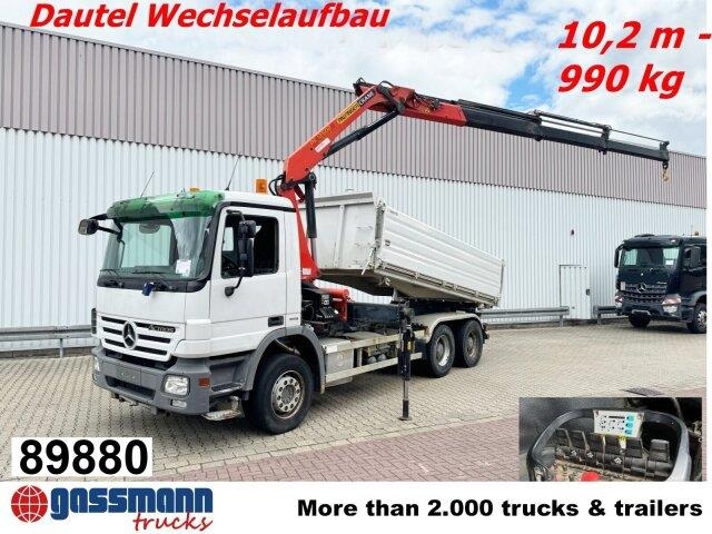 Mercedes-Benz Actros 2644 LK 6x4, Dautel Wechselsystem, Kran