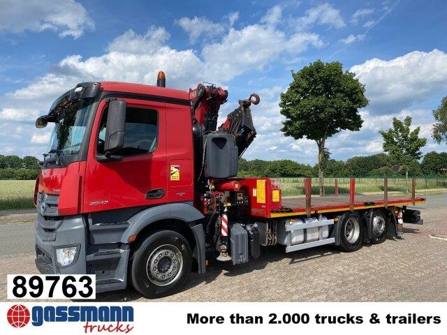 Mercedes-Benz Antos 2543 L 6x2, Kran Fassi F455A, Funk,