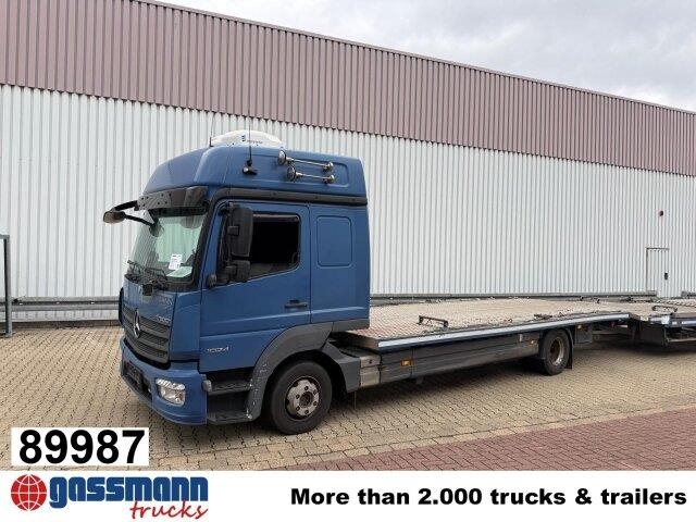 Camion porte-engins Mercedes-Benz Atego 1024 L 4x2, Seilwinde — occasion 2018