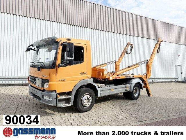 Camion à bras hydraulique Mercedes-Benz Atego 1318 K, Meiller AK 7 NT — occasion 2008