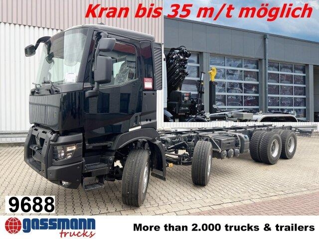 Renault C 480 8x4, Kran 15-35m/t