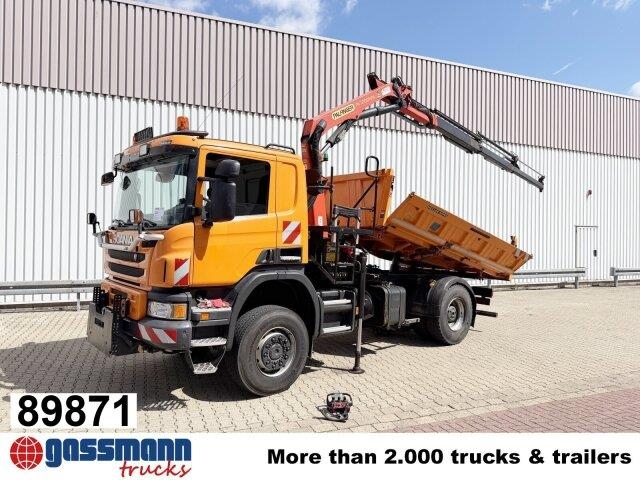 Scania P 360 CB 4x4, Winterdienst, Kran Palfinger