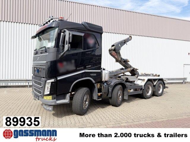 Camion ampliroll Volvo FH 500 8x4, liftbare Antriebsachse, Meiller — occasion 2017