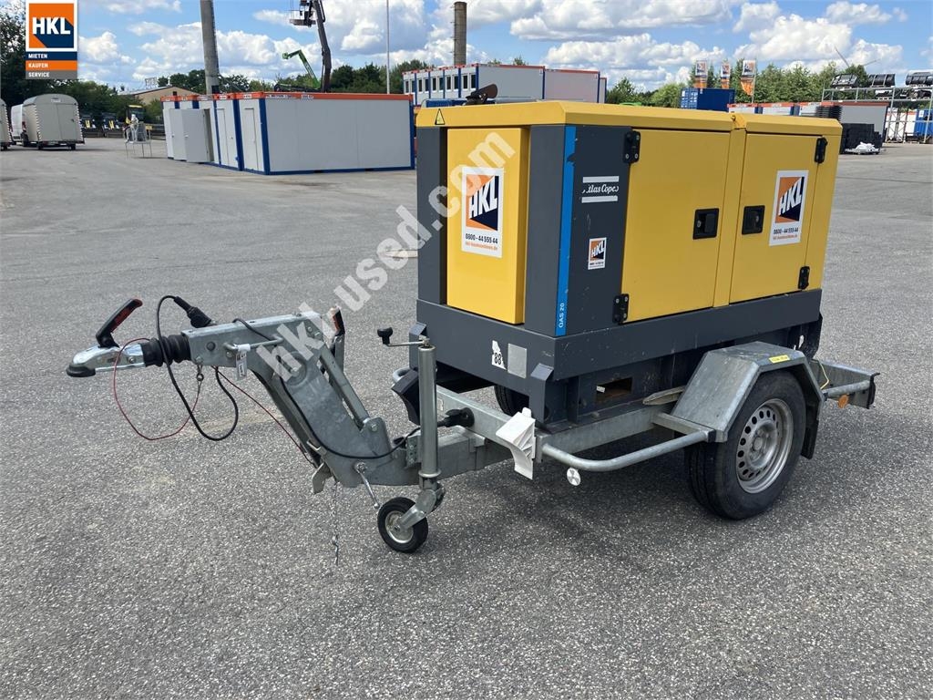 Groupe électrogène Atlas Copco QAS 20 — occasion 2018, 6 608 h