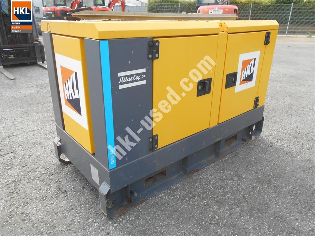 Groupe électrogène Atlas Copco QAS 20 — occasion 2018, 5 480 h