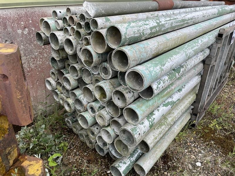 Aluminiumsrør ca. 50 stk ca. ø100x5x3000mm