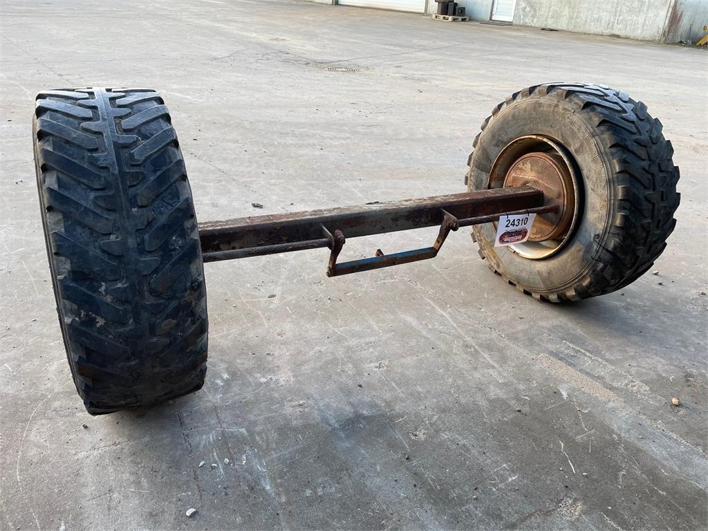 Hjul aksel med bremser og dæk 385/65R22.5