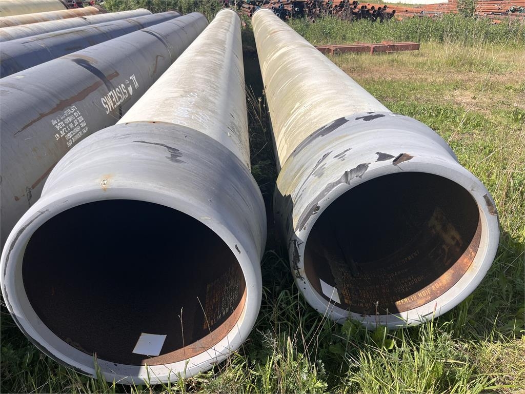 Stålrør Ø760x38.5x12800mm hvid - 4 stk.
