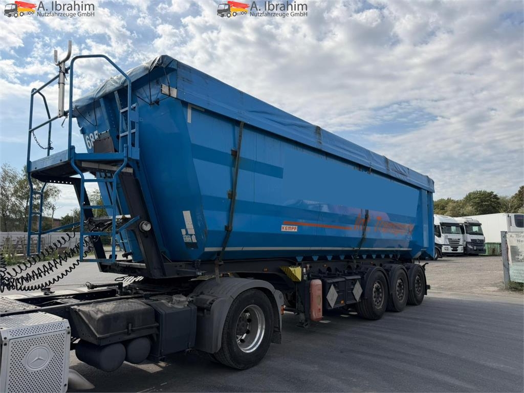 Semi-remorque benne Kempf SKM 35/3 50 cbm Stahlmulde Liftachse Scheibenbrems — occasion 2016
