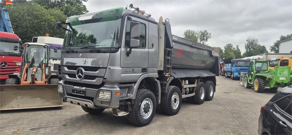 Mercedes-Benz DB 4148 Dautel Hinterkipper | Stahl hydr. Klappe |