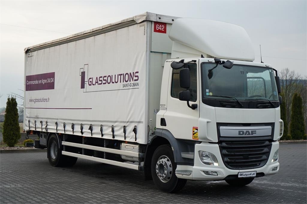 DAF CF 290 / 4X2 / SOLÓWKA / FIRANKA 8 M / WINDA DHOLL