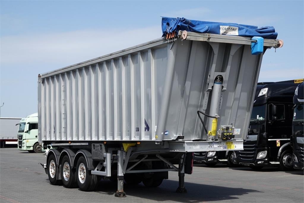 Stas WYWROTKA 43 m3 / ALUMINIOWA / OŚ PODNOSZONA / A