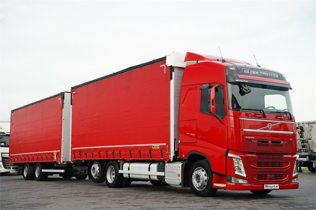 Volvo FH 460 / ZESTAW TANDEM / 120 M3 / PRZEJAZDOWY / I-