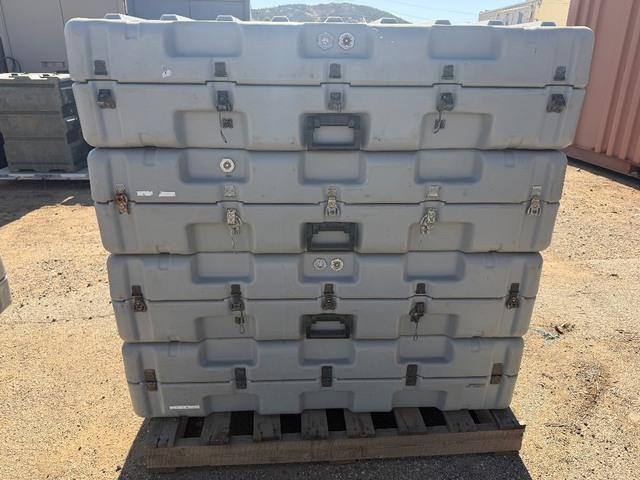 8-Pelican Hardigg Military Storage Cases (Waterpro