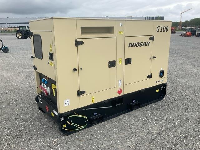 Groupe électrogène Doosan G100 — occasion 2023, 2 h