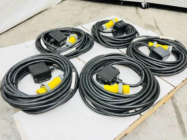 Quantity of (5) LEX 20 Amp Power Distribution Cord