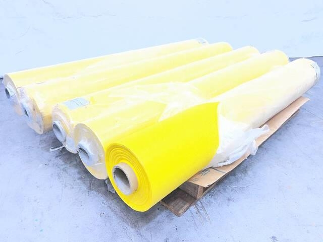 Quantity of (5) Rolls 60 in x 100 yd Yellow Mesh W