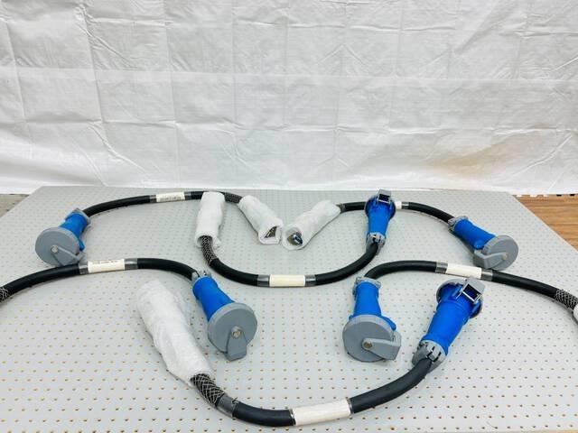 Quantity of (6) 60 Amp MIL TO F/M Hubble Adapters