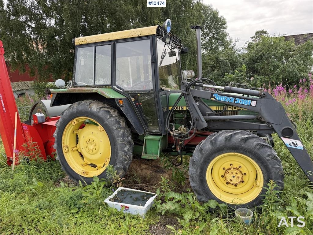 Tracteur agricole John Deere 2040 Synchron — occasion 1981