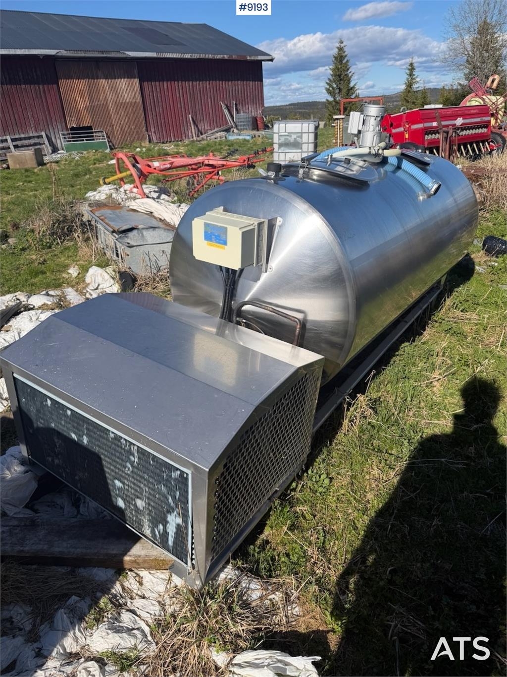 Melketank 1500Liter