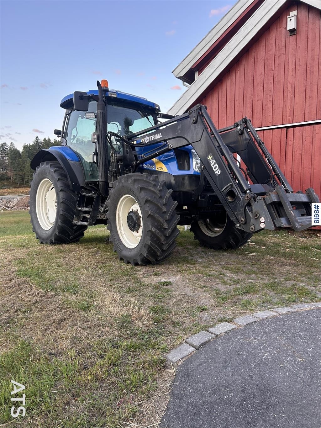 Tracteur agricole New Holland TS125A — occasion 2005