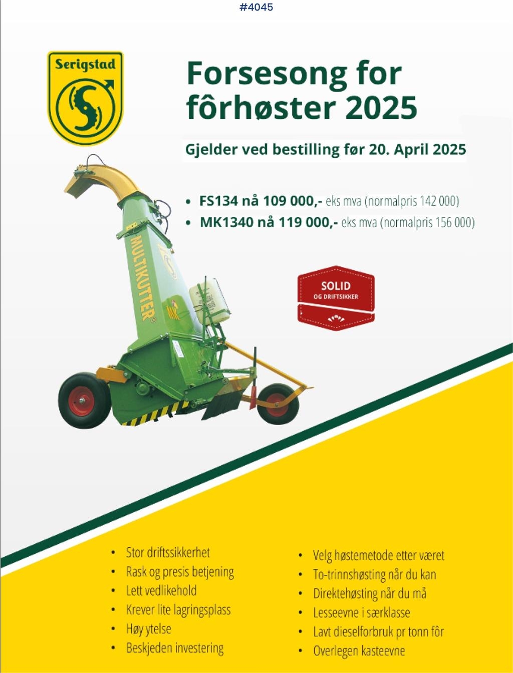 Serigstad Forhøster