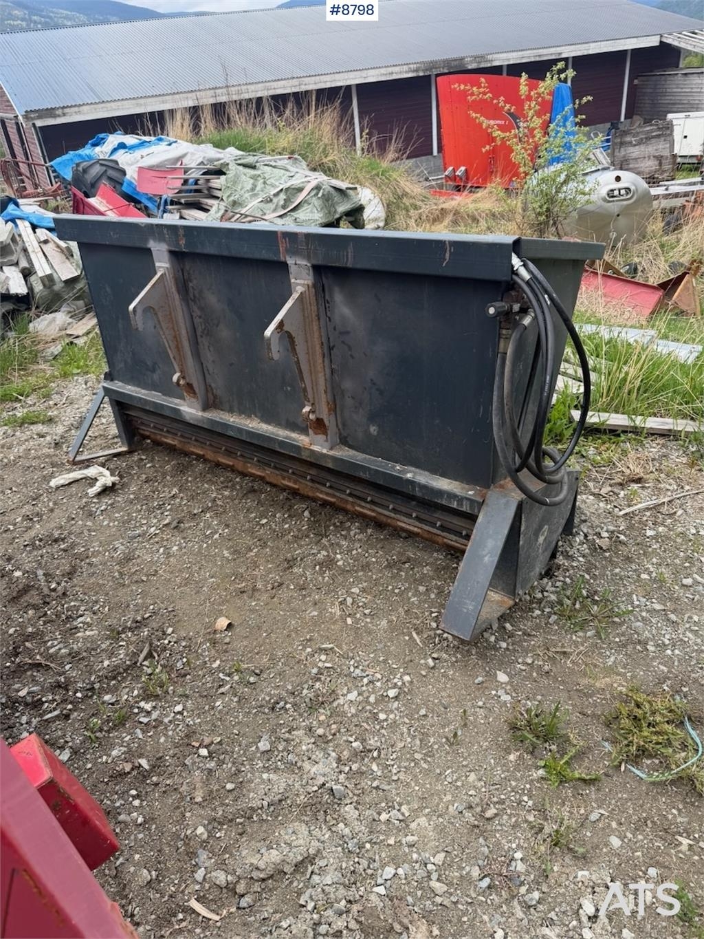 Strøkasse med hydraulikk
