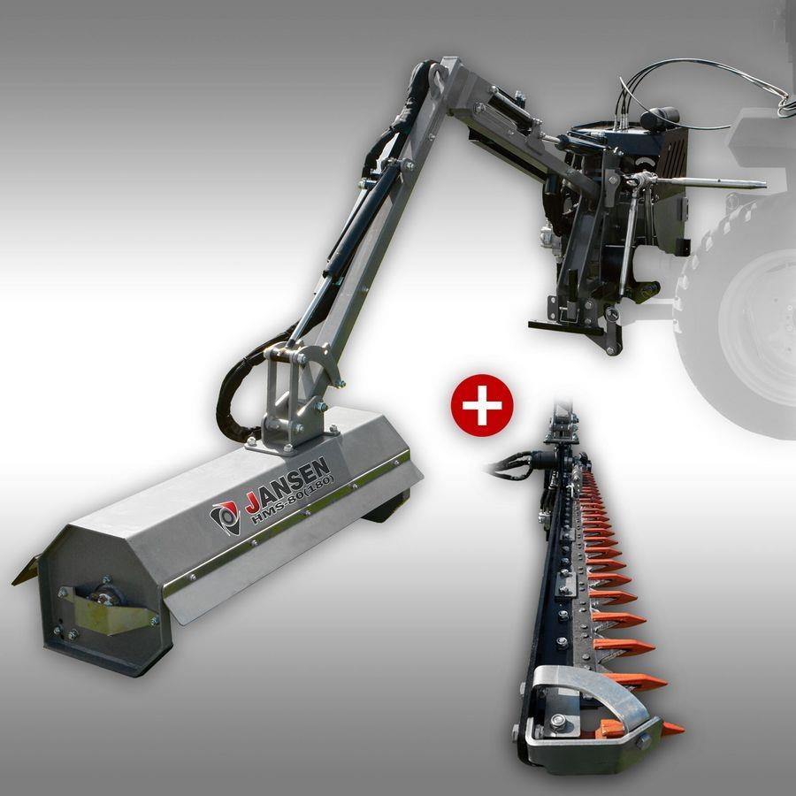 Hydraulischer Heckmulcher/Mähbalken Jansen HMS-1