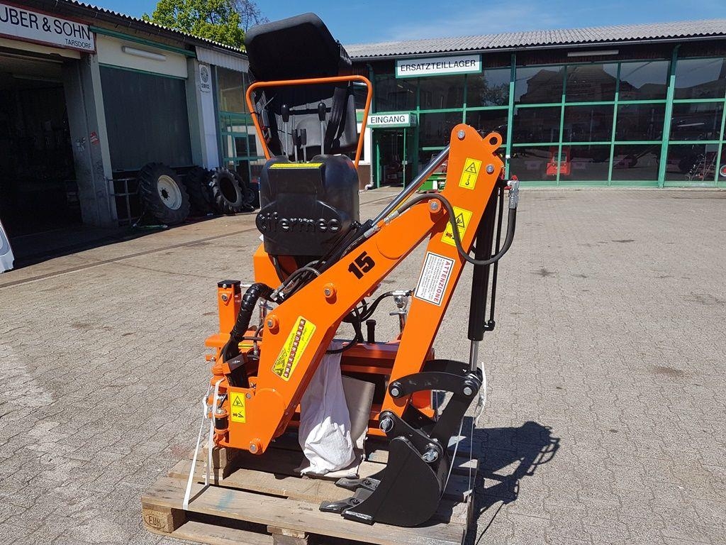 Tifermec L 15 Heckbagger mit Seitenverschub