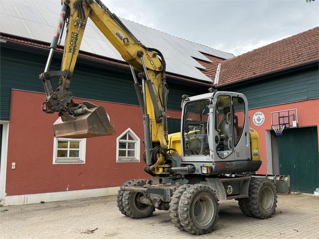 Pelle sur pneus Wacker Neuson 9503 Radbagger EW100 6503 — occasion 2009, 6 617 h