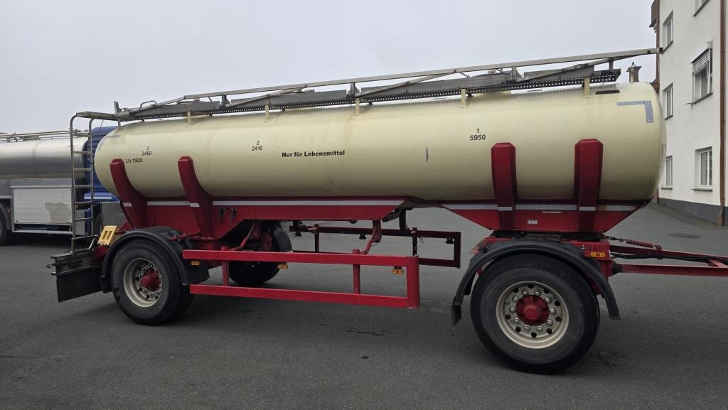 Remorque citerne Edelstahltankanhänger - 12.000 Liter - ISOLIERT(Nr. 6486) — occasion 2017