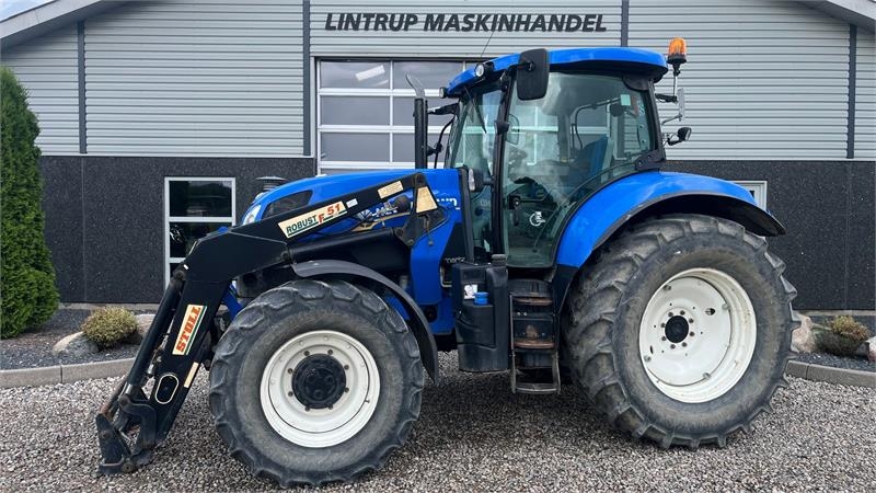 New Holland T7.185 RC med frontlift og frontlæsser