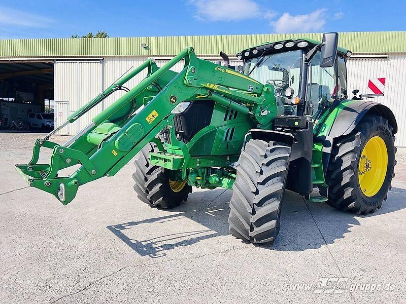 Tracteur agricole John Deere 6195R DirectDrive MIT FRONTLADER — occasion 2021, 5 140 h