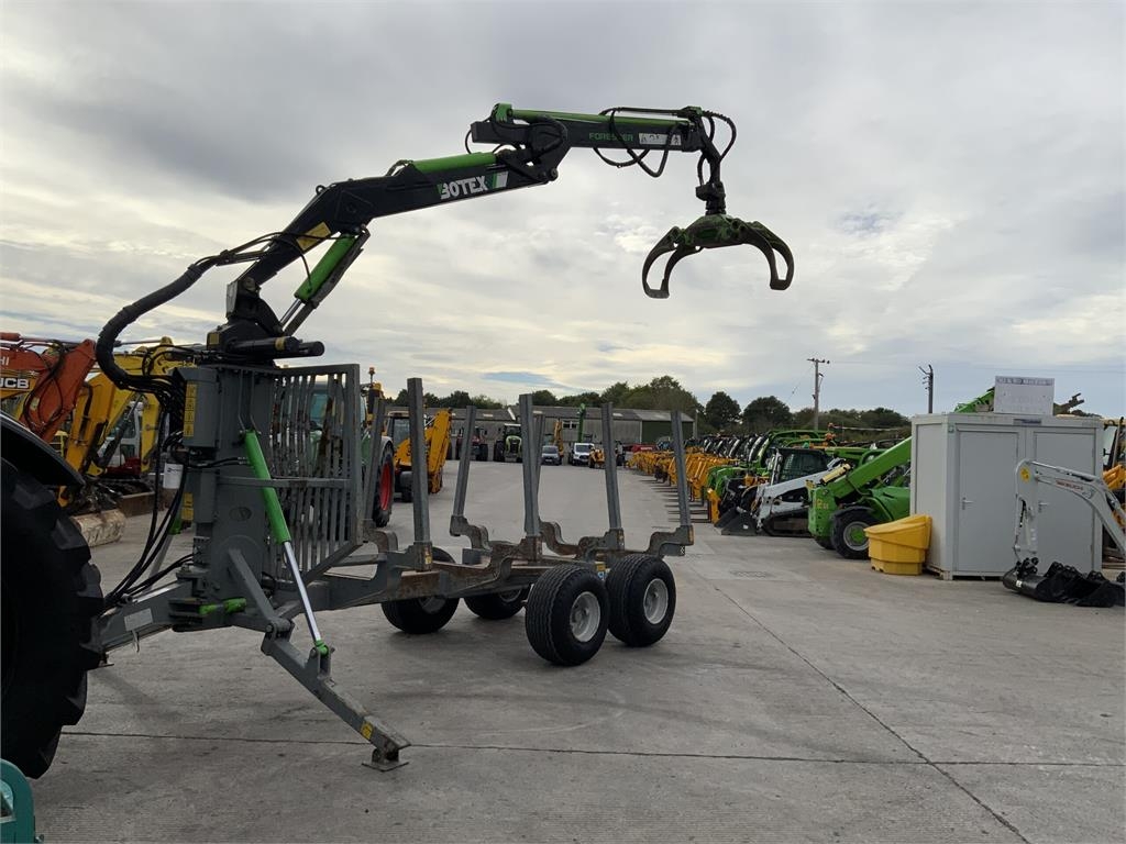 EFM 11T Forestry Trailer &amp; Botex Crane