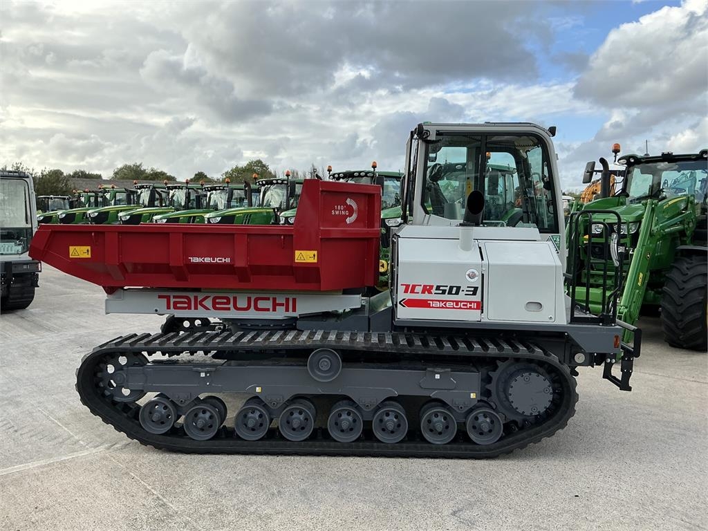 Mini-tombereau Takeuchi TCR50-3 Tracked Swivel Tip — occasion