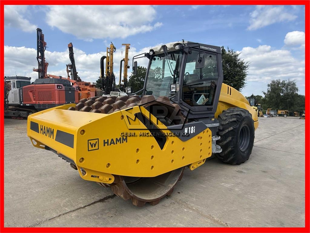 Rouleau monocylindre Hamm H 18iP — occasion 2017, 2 882 h