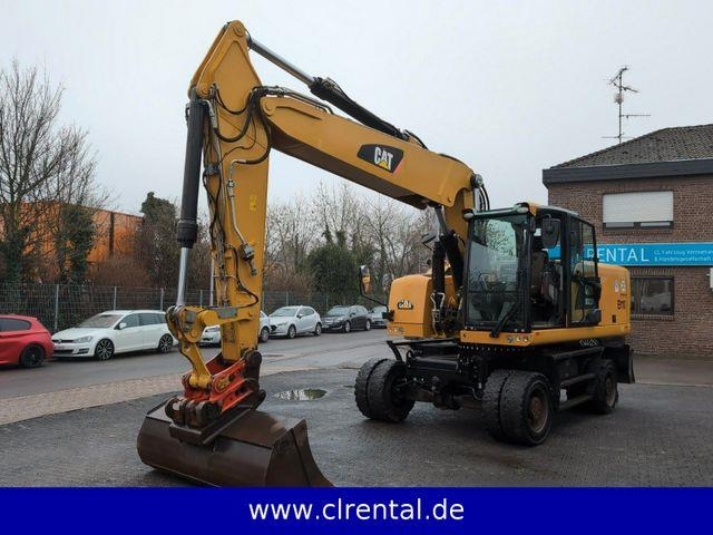 Pelle sur pneus Caterpillar M 322 F Schnellwechsler Vollgummireifen — occasion 2020, 7 117 h