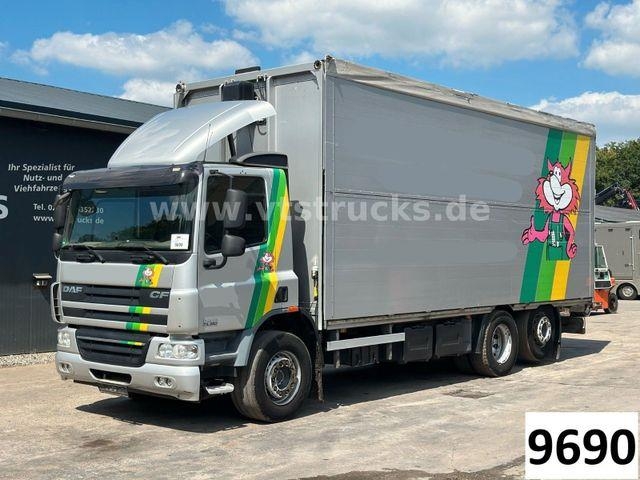 DAF CF 360 6x2 Kofferaufbau mit Stapleraufnahme