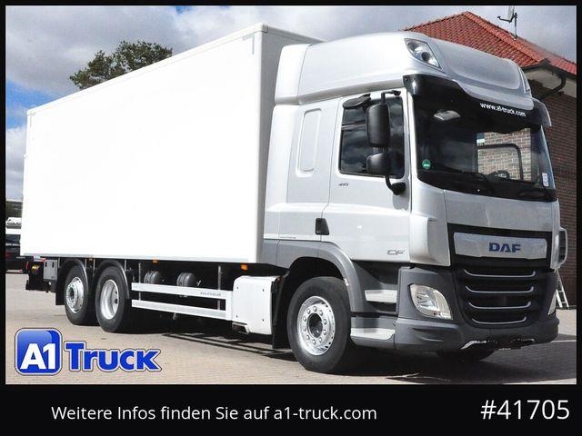 Camion fourgon DAF CF 450 LL LBW, Lift-Lenkachse, L 7,4m. H 2,6m — occasion 2019