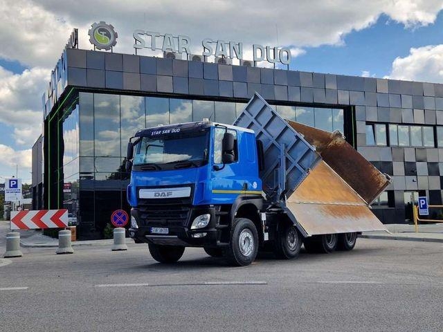 Camion benne DAF CF 460 8x4 TIPPER MEILLER BORDMATIC — occasion 2017
