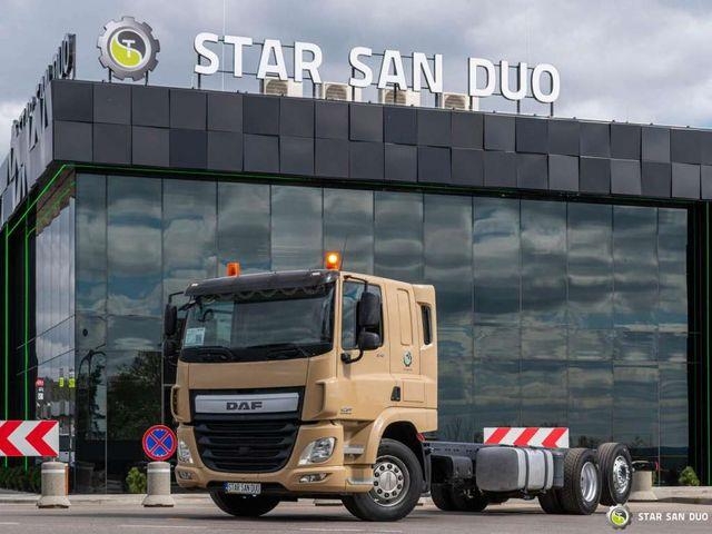 DAF CF370 6x2 chassis built-in frame