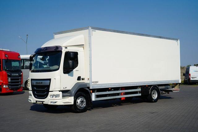 DAF LF / 260 / ACC / EURO 6 / KONTENER + WINDA / 18