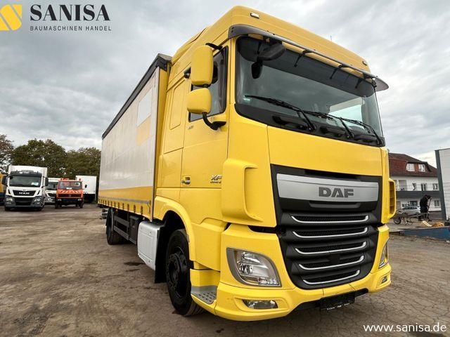 Camion PLSC DAF XF 410/LBW/Edscha/Schiebe Gardinen/Klima — occasion 2015