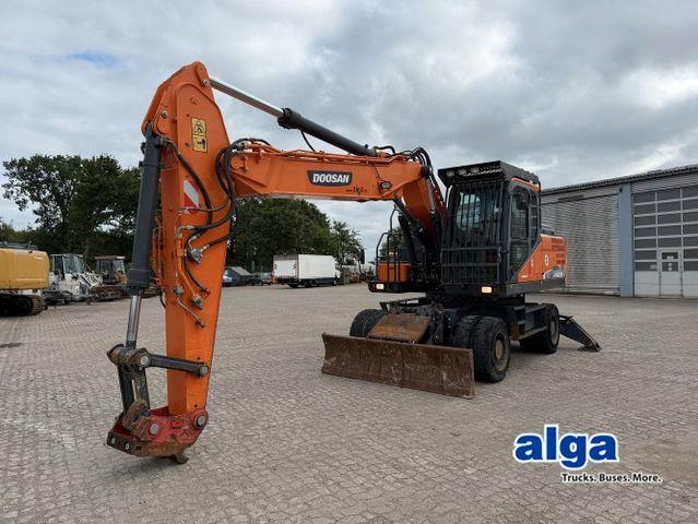 Pelle sur pneus Doosan DX 210 W-5/Greifer+Hammervorr./SW-System — occasion 2016, 4 060 h