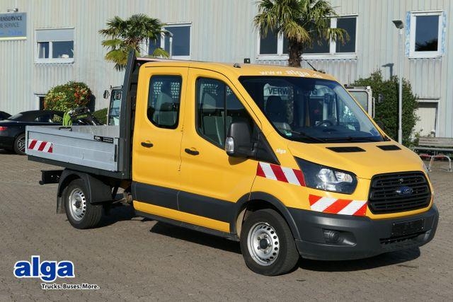 Utilitaire benne Ford Transit 4x2, DOKA, 7 Sitze, AHK, 2.400mm lang,AC — occasion 2018