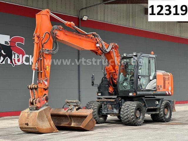 Pelle sur pneus Hitachi ZX 170W-5B Mobilbagger, BJ 2015 — occasion 2015, 6 110 h