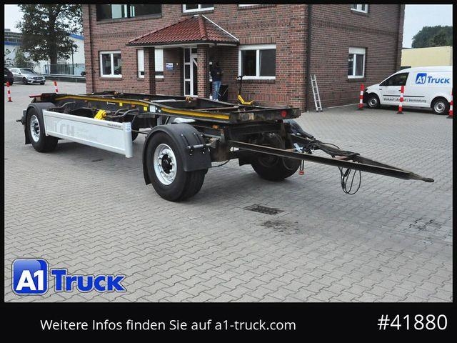 Remorque porte-conteneur Hüffermann HSA 1870 LS, Luft, BPW, Scheibenbremse — occasion 2012