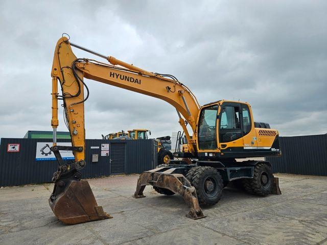 Pelle sur pneus Hyundai ROBEX 180 W-9A *2015*9.055h*M-Boom*Schild-Pratze — occasion 2015, 9 055 h