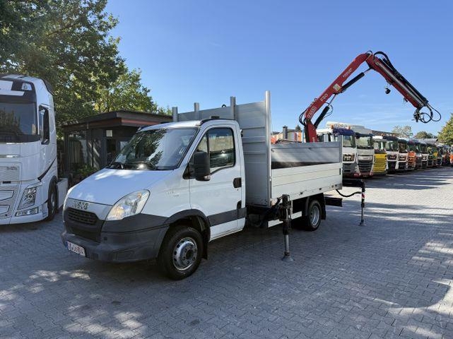 Camion plateau Iveco Daily 65C15 Kran Fassi F50 — occasion 2013